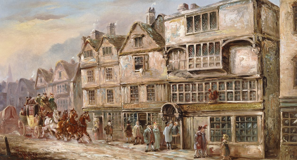 伦敦Bishopsgate街的Cock Tavern， 作者 杰格·麦格斯