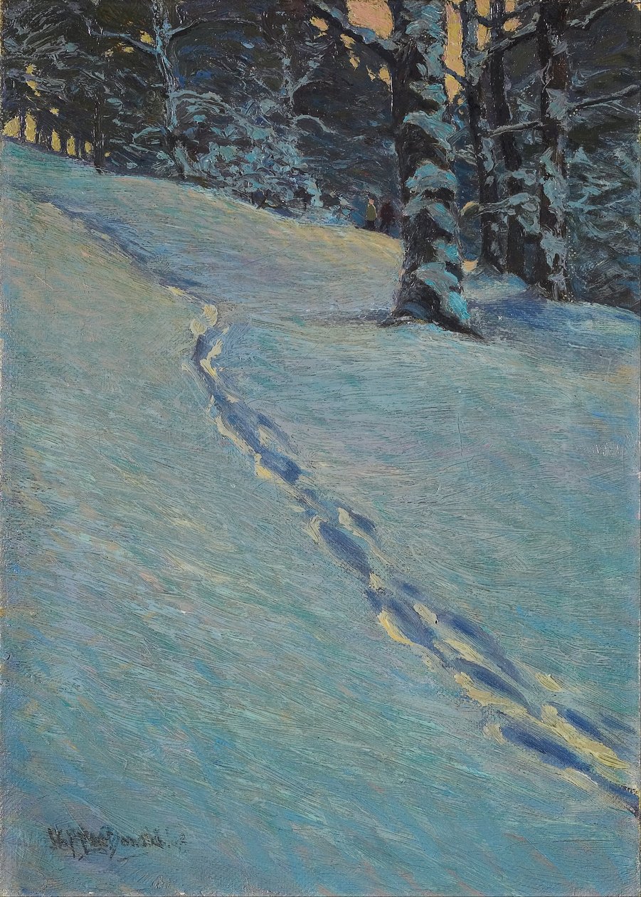 雪，高公园后的早晨 作者 杰·麦克唐纳