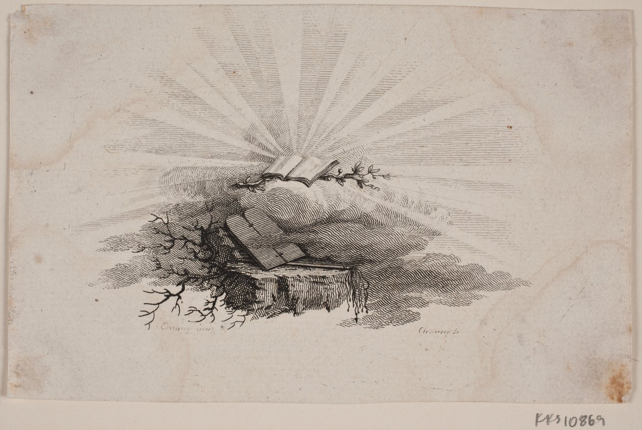 C.Bastholm 的标题插画："Aandelige Taler"，1779 年 作者 JF克莱门斯