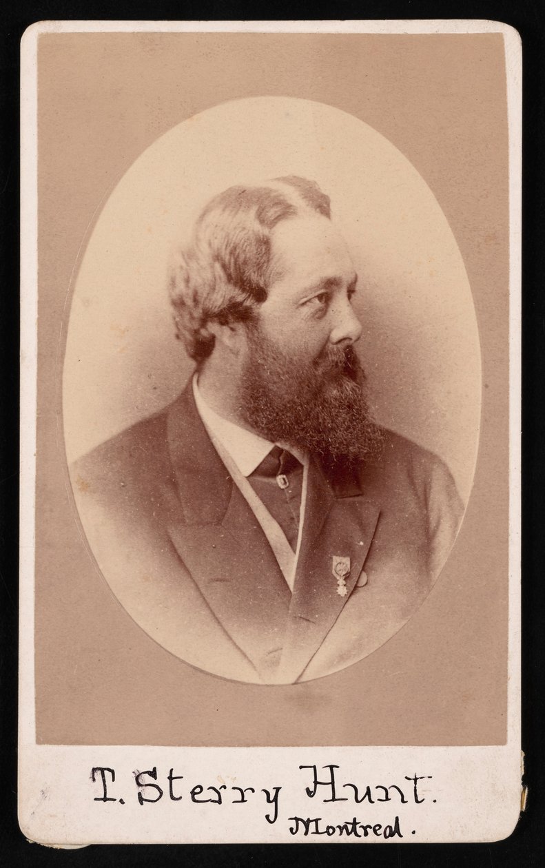 托马斯-斯特里-亨特1826-1892年的肖像，1892年前。 作者 JG 帕克斯