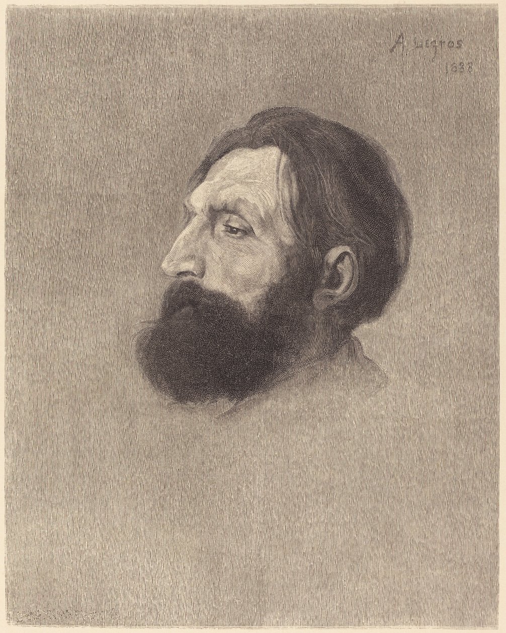奥古斯特-罗丹 作者 JHE Whitney 在 Alphonse Legros 之后