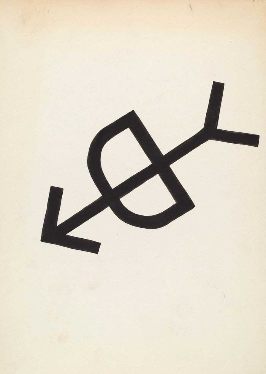 牛牌，约1936年。 作者 J·亨利·马利