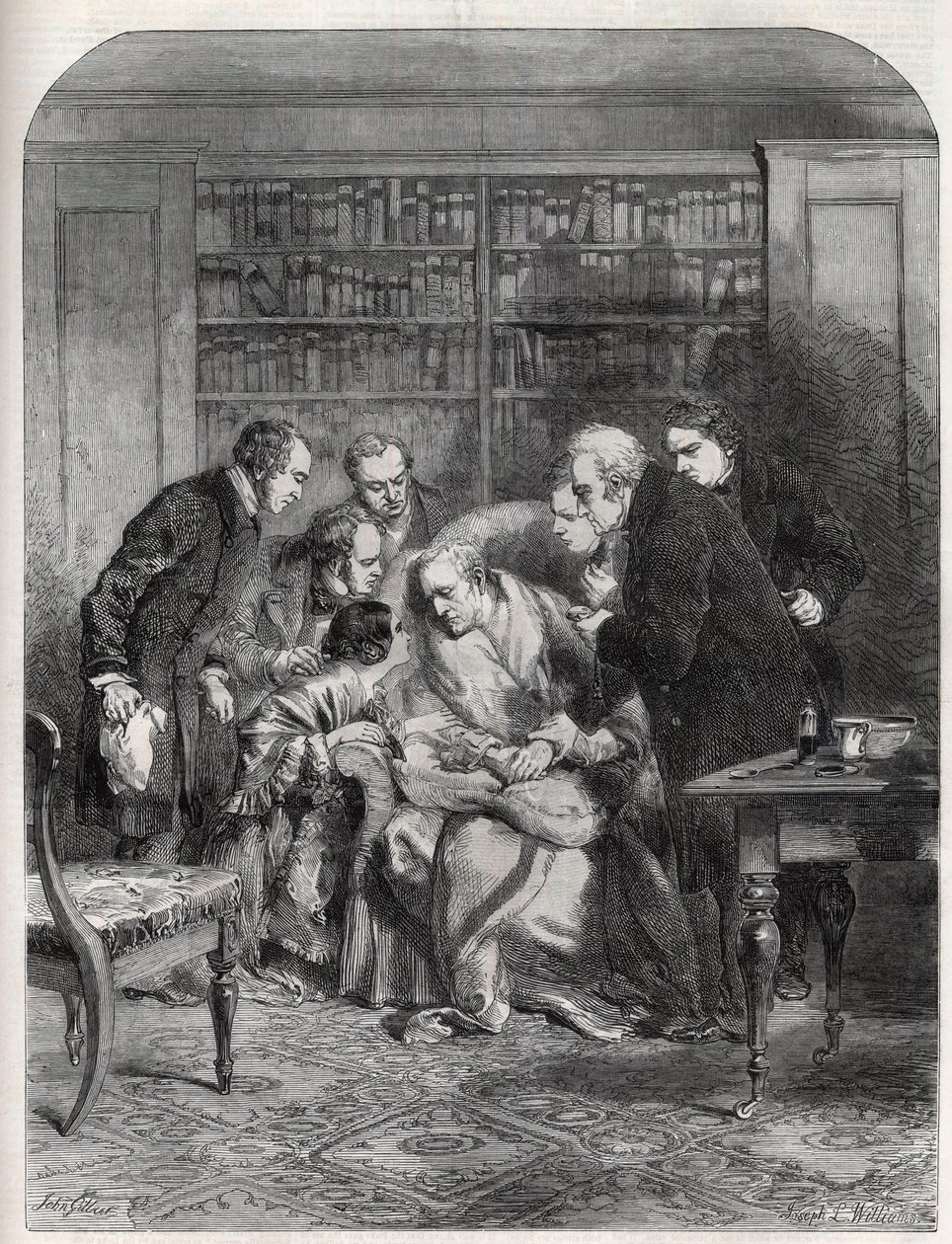 威灵顿公爵的最后时刻》（Arthur Wellesley 作者 JL（之后）威廉姆斯