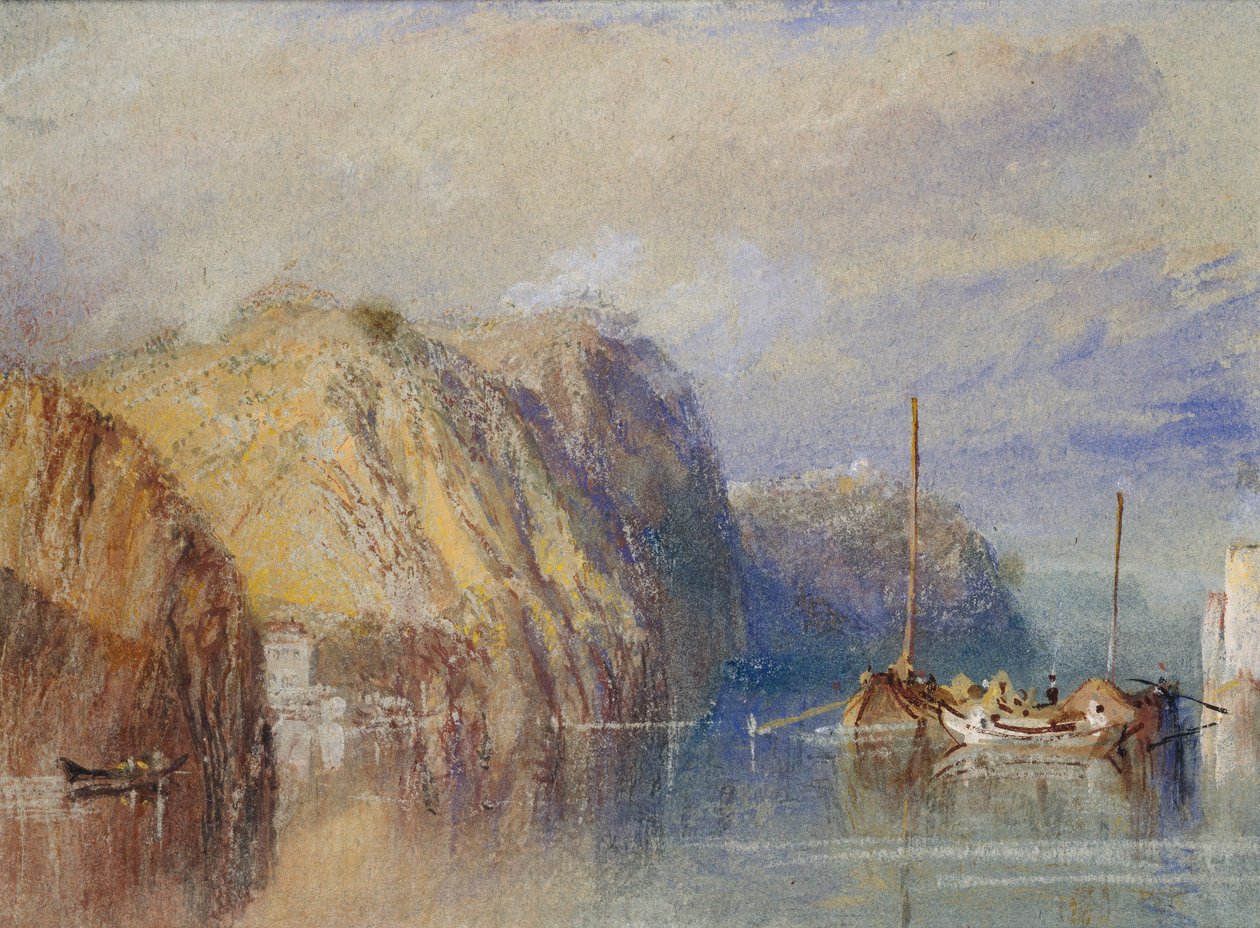 克莱蒙特和莫夫之间，1826-1830年 作者 约瑟夫·马洛德·威廉·特纳