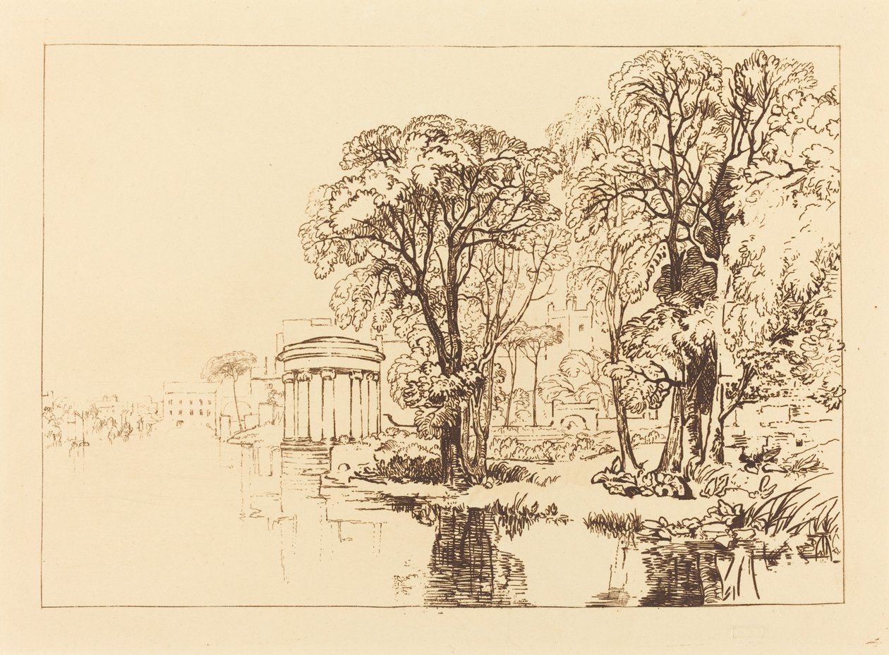Isleworth，1819年出版。 作者 约瑟夫·马洛德·威廉·特纳