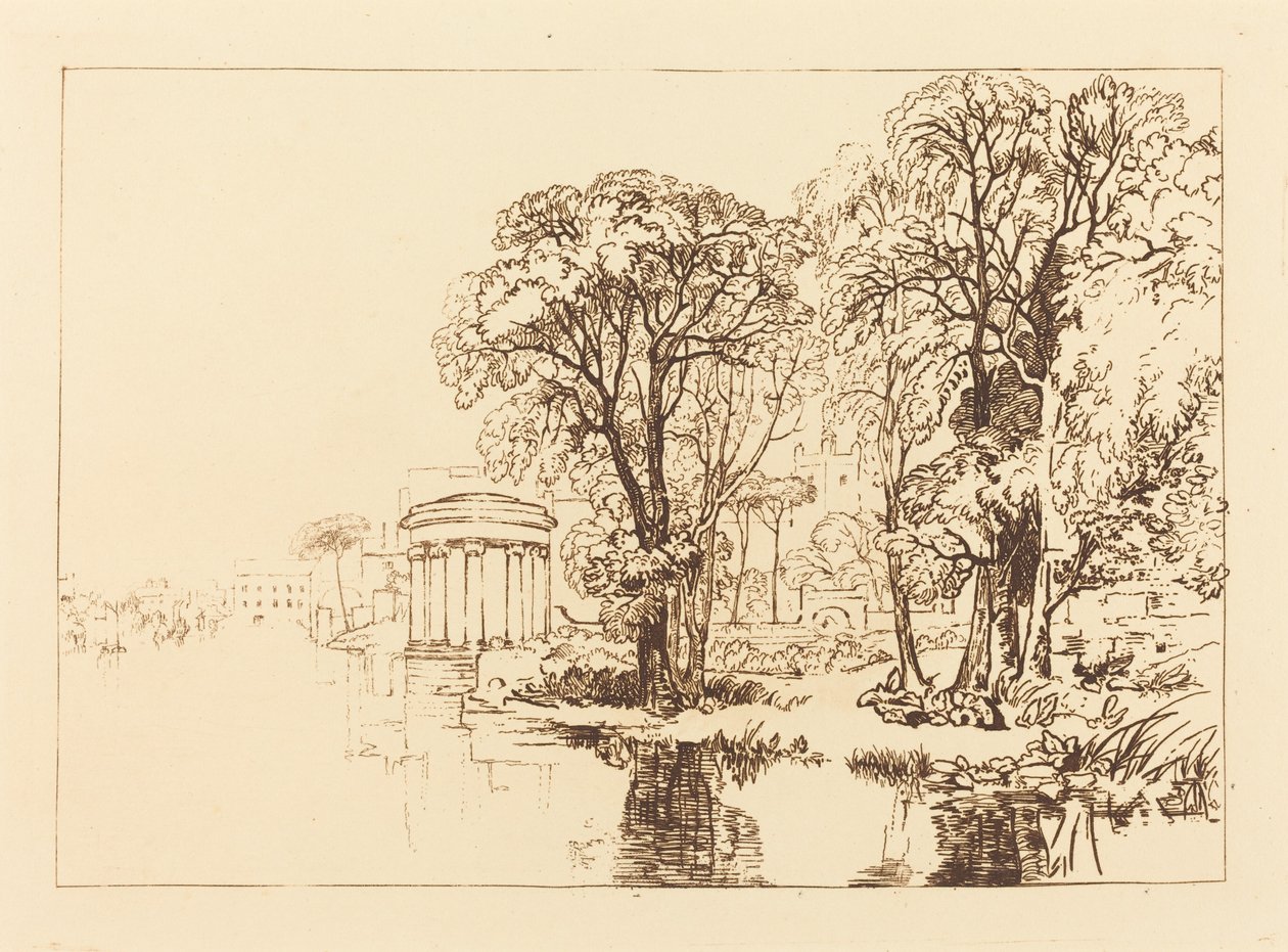 Isleworth，1819年出版。 作者 约瑟夫·马洛德·威廉·特纳