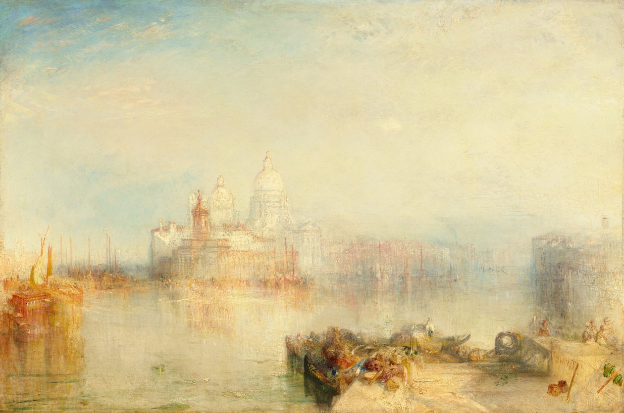Dogana和Santa Maria della Salute，威尼斯，1843年。 作者 约瑟夫·马洛德·威廉·特纳