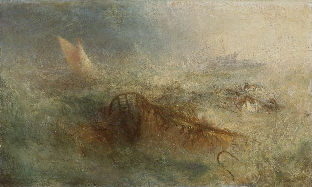 暴风雨"，1840-45 作者 约瑟夫·马洛德·威廉·特纳