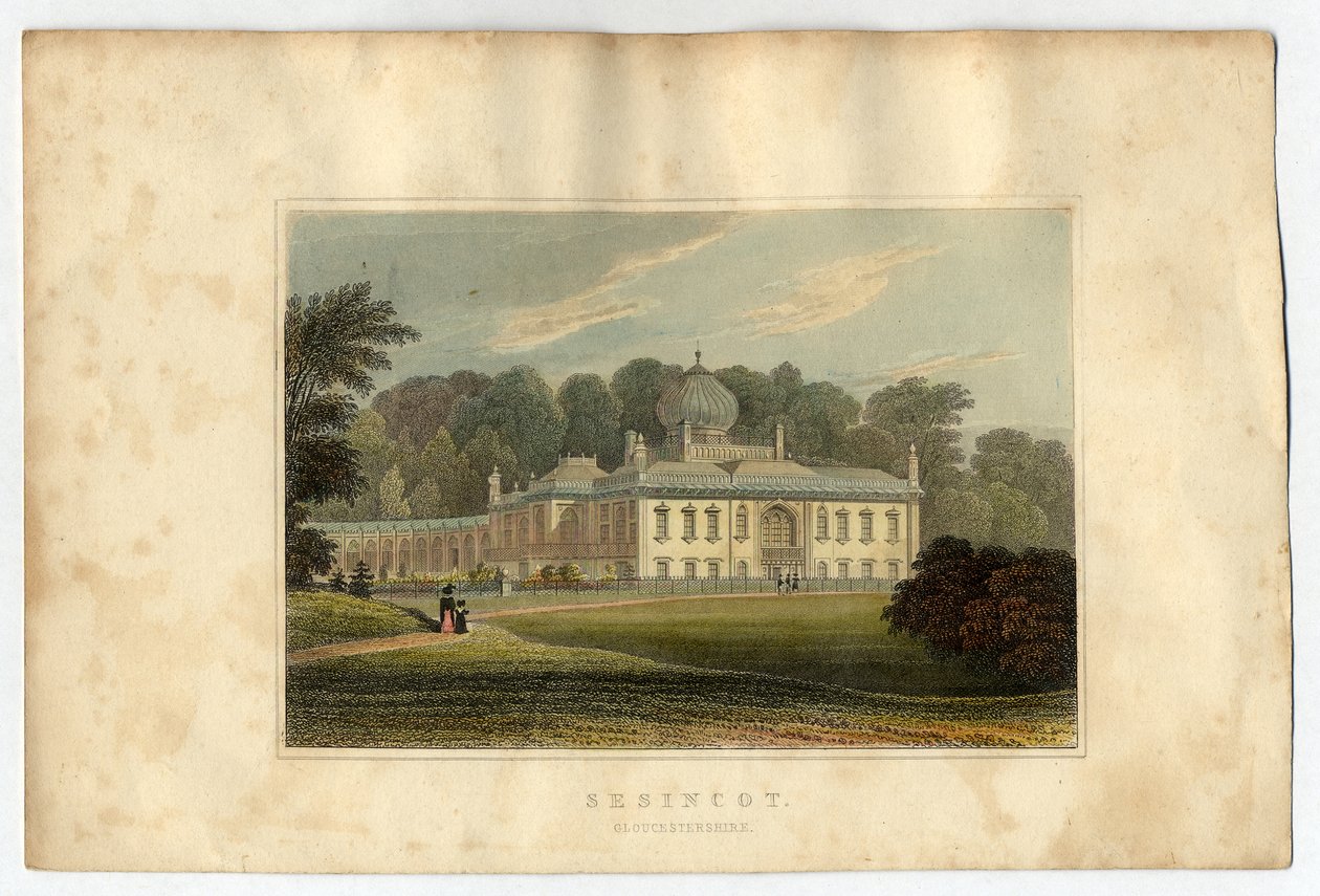 Sezincote House，格洛斯特，1823年 作者 JP尼尔