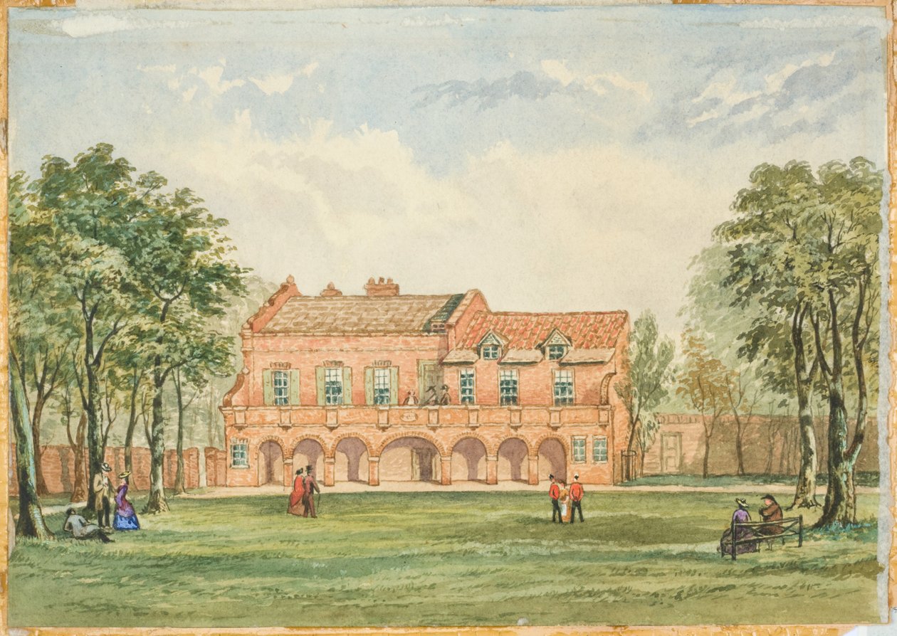 Old Forth House，Newcastle（bodycolour，pencil und wc on board） 作者 JR杜瓦瓶