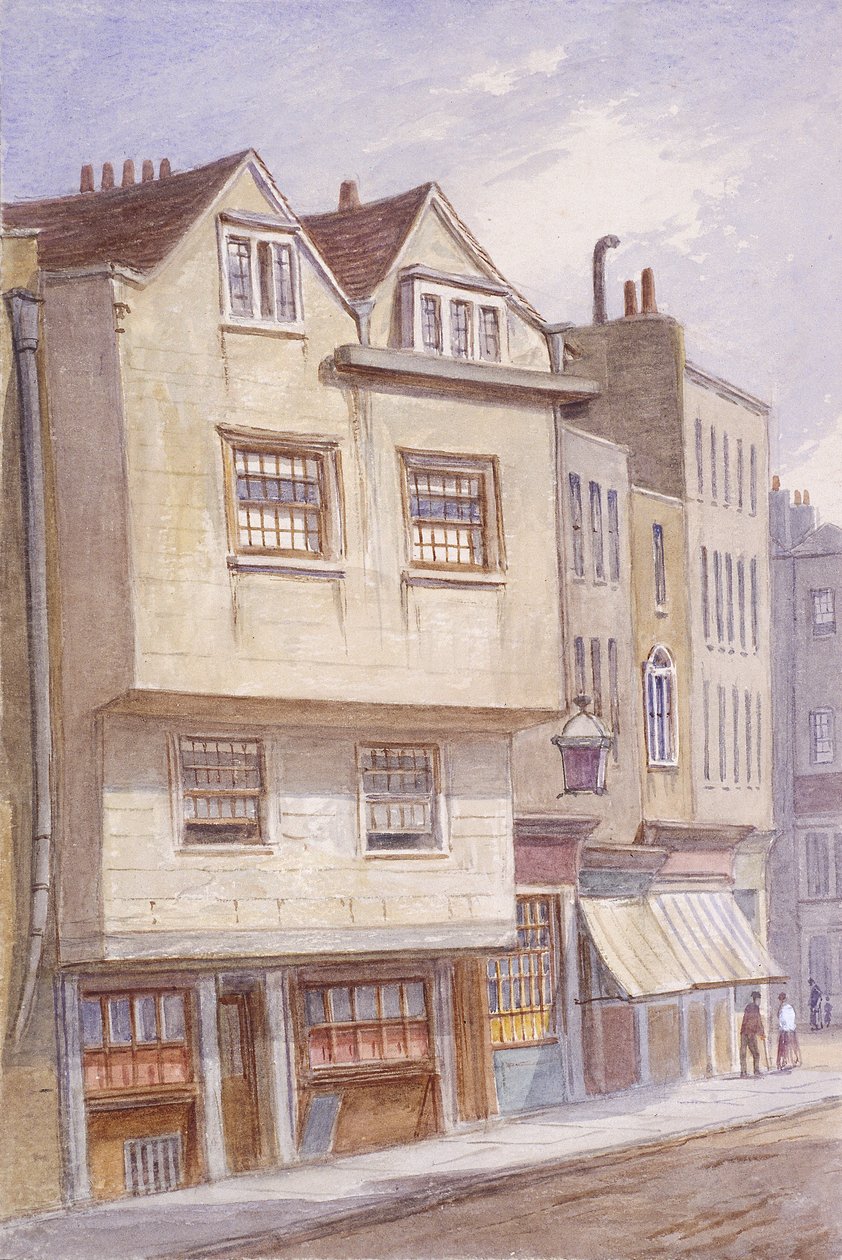 伦敦Fetter Lane，1870年 作者 JT威尔逊