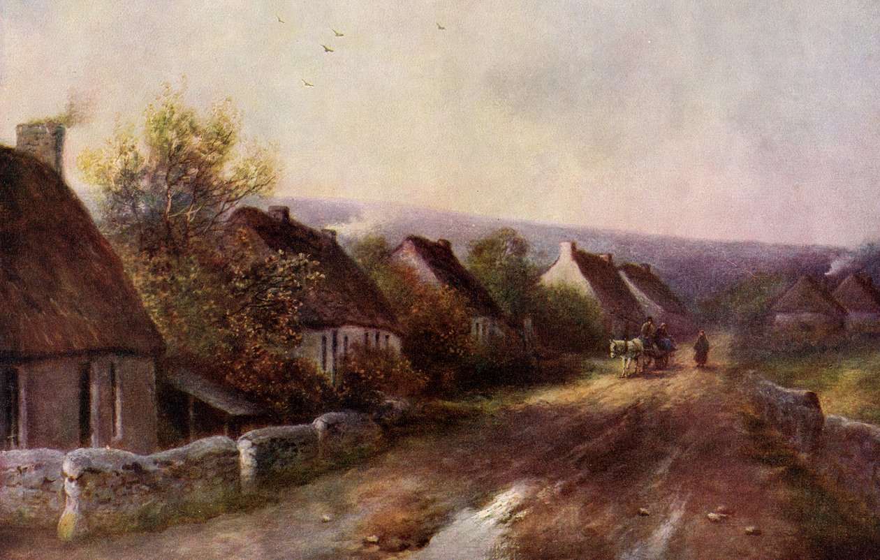 蒂珀雷里村》，爱尔兰，1924-1926。 作者 JW戈扎德