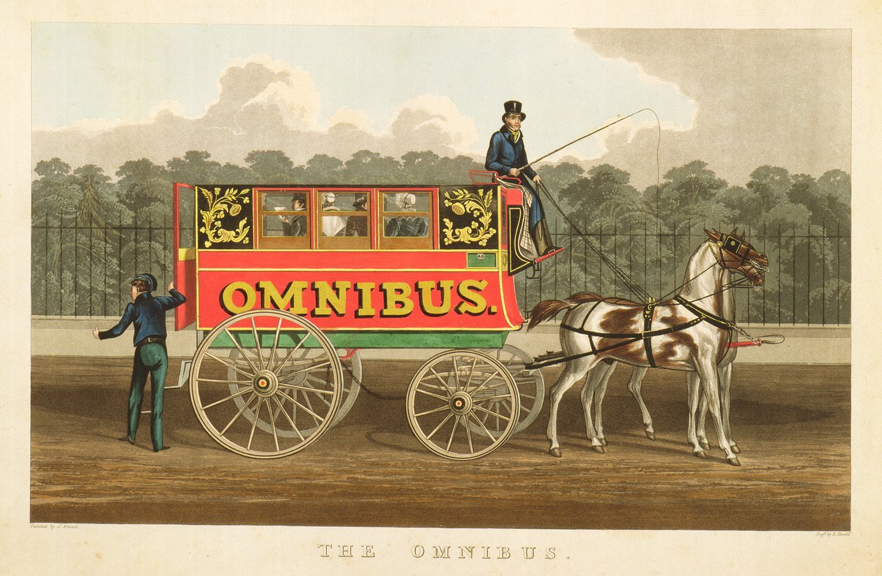 The Omnibus，由Robert Havell雕刻，1833年 作者 J·阿诺尔