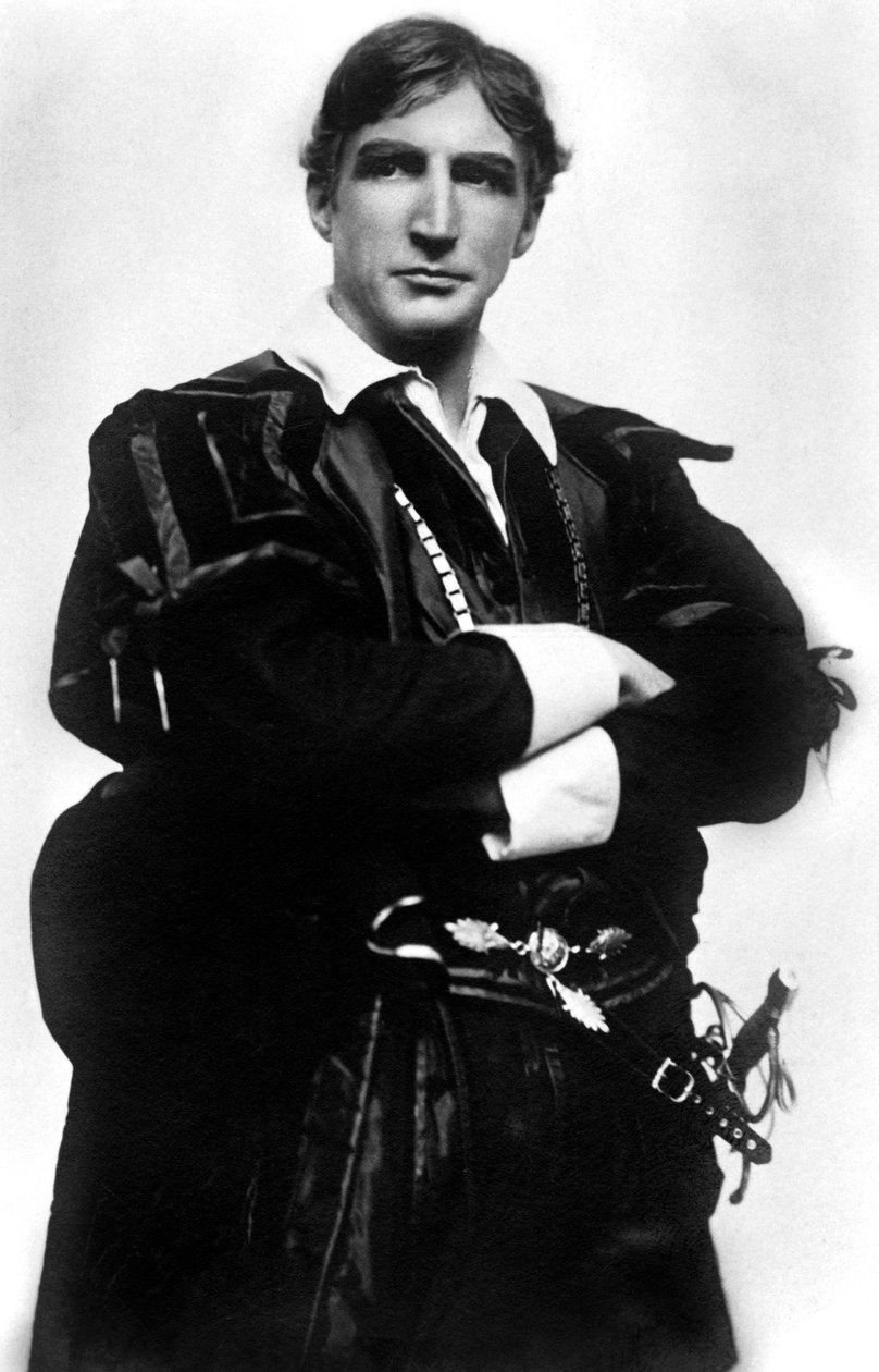 Jerrold Robertshaw 1866-1941，英国演员，20世纪初。 作者 J.Beagles and Co.