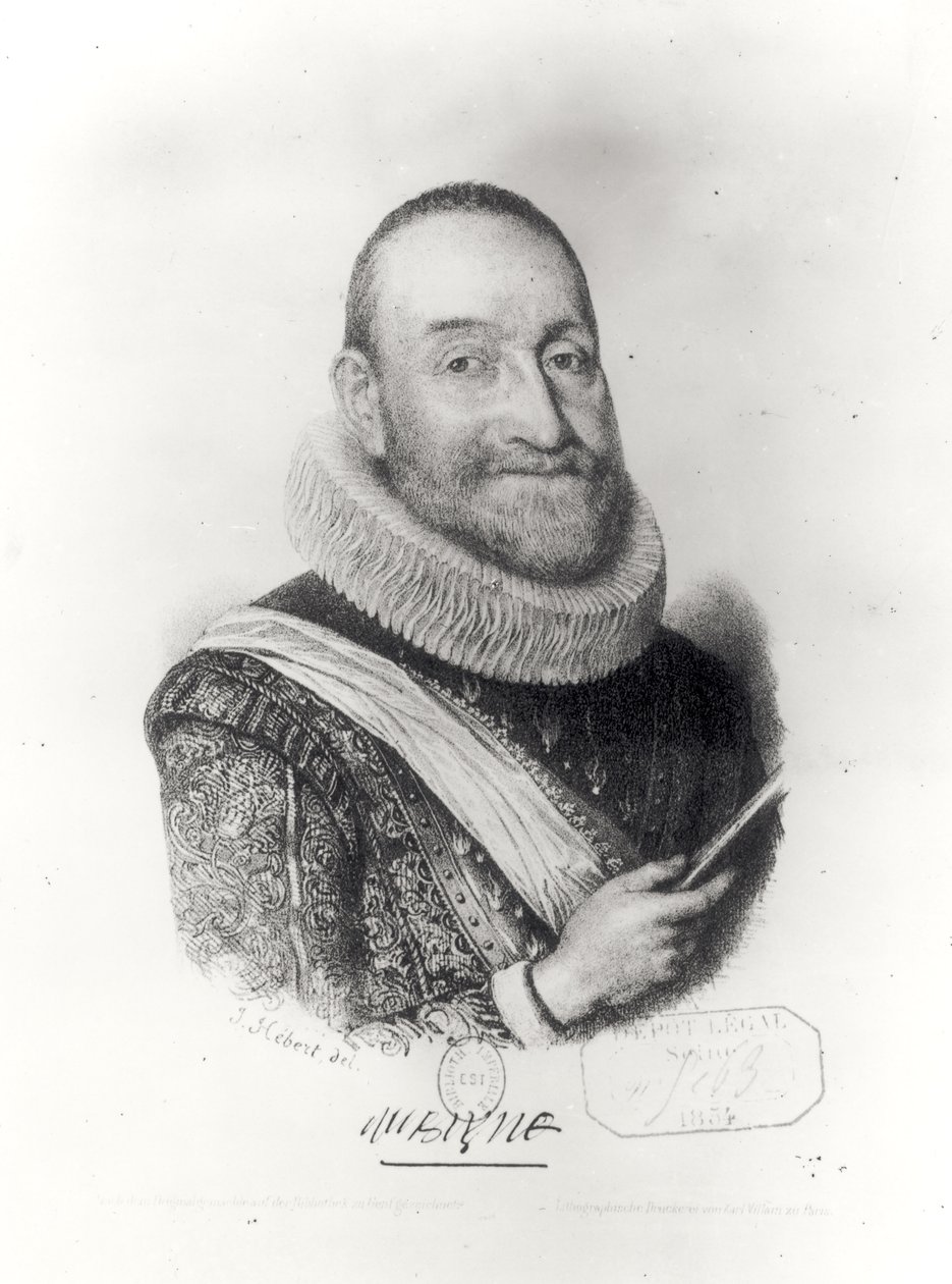 Theodore Agrippa d&39;Aubigne的肖像（1552-1630） 作者 伯特
