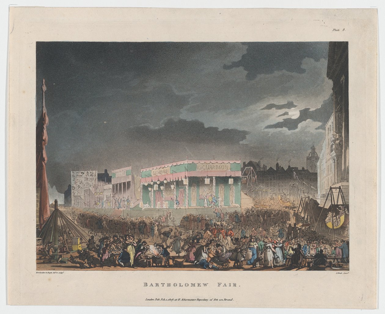 Bartholomew Fair, February 1, 1808. , February 1, 1808. 作者 J. 布拉克