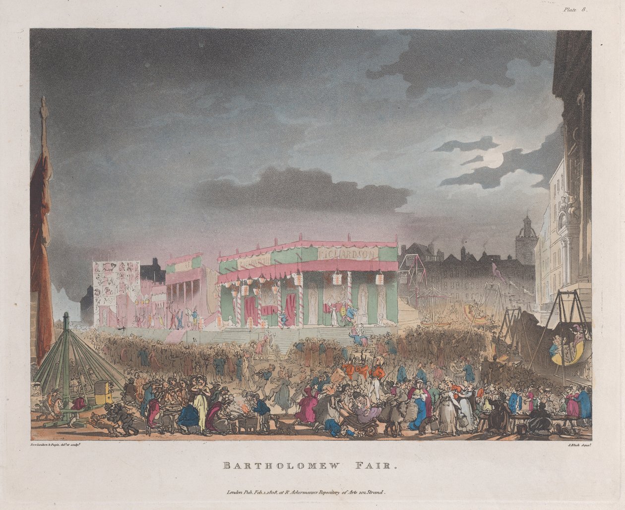 Bartholomew Fair, February 1, 1808. , February 1, 1808. 作者 J. 布拉克