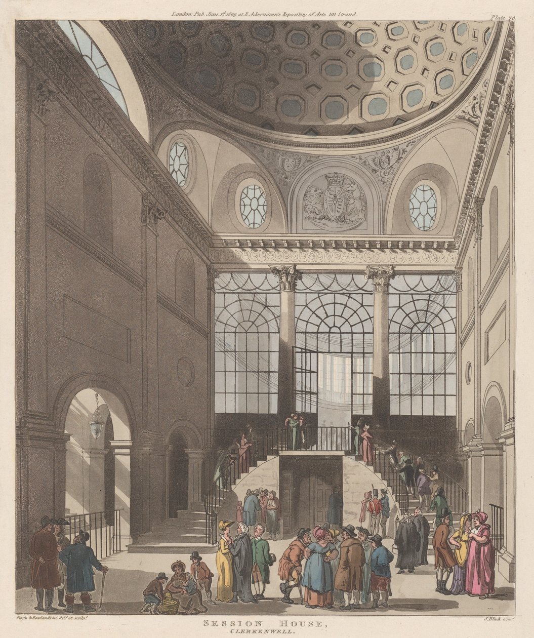 Session House, Clerkenwell, June 1, 1809., June 1, 1809. 作者 J. 布拉克