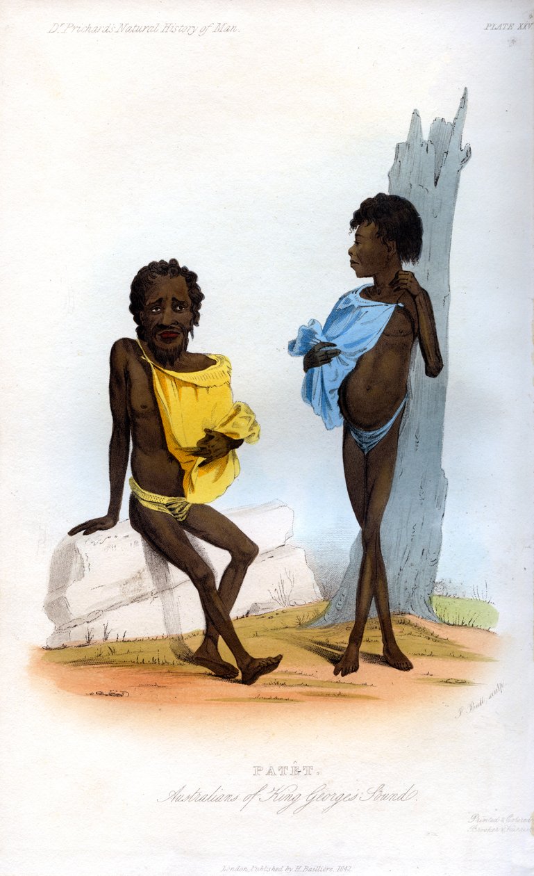 Patet，国王乔治·桑德的澳大利亚人，1848年。 作者 J·布尔