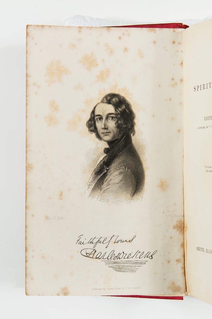 Engraving of Charles Dickens in A New Spirit of the Age 1844 (engraving) 作者 JC建军纪念日