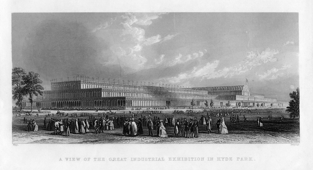 大型展览，海德公园，伦敦，1851年。 作者 JC建军纪念日