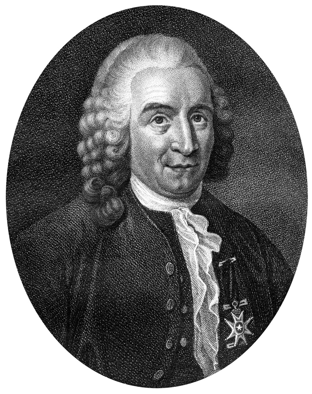 Carolus Linnaeus，18世纪瑞典植物学家，内科医生和动物学家，1812年。 作者 查普曼