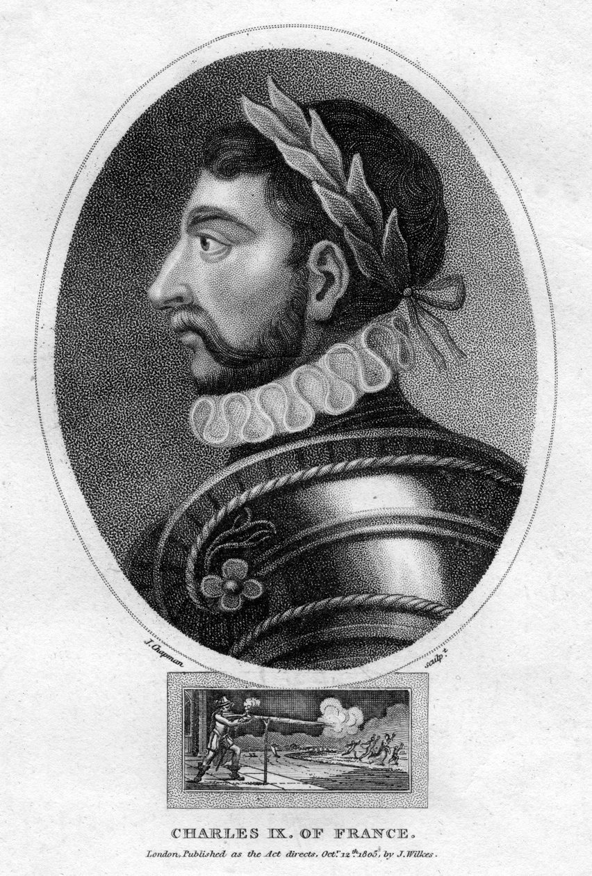 法国国王查理九世（Charles IX），1805年。 作者 查普曼