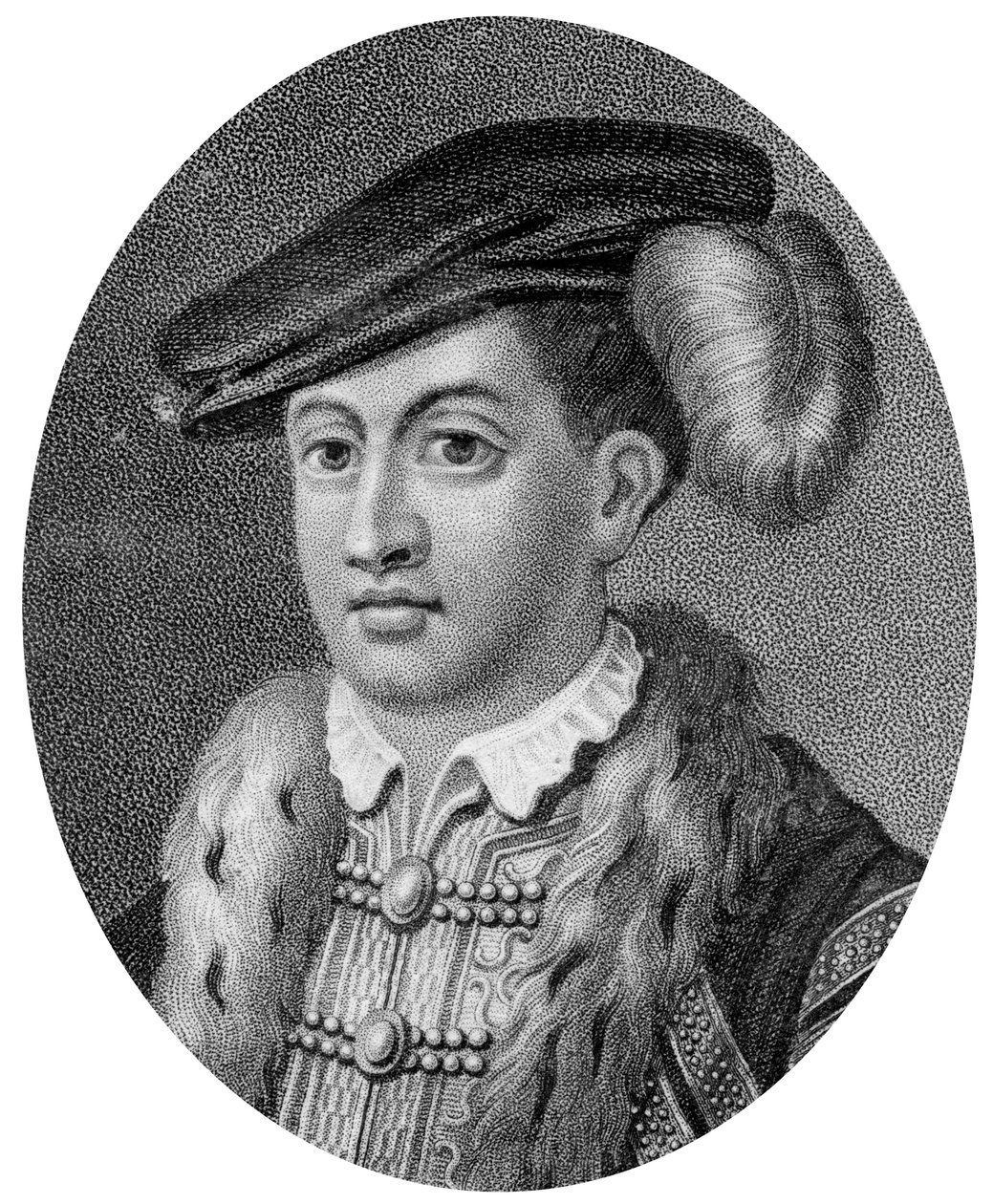 1804年，英格兰国王爱德华六世。 作者 查普曼