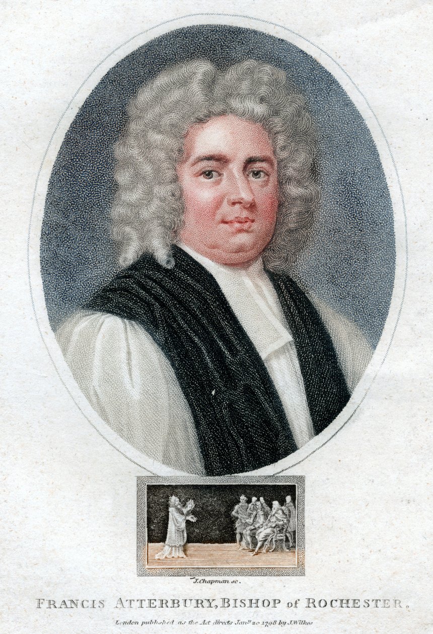弗朗西斯·阿特伯里（Francis Atterbury），英国文人，政客和主教，1798年。 作者 查普曼