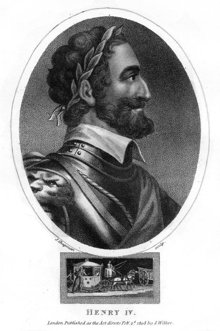 法国国王亨利四世（Henry IV），1805年。 作者 查普曼
