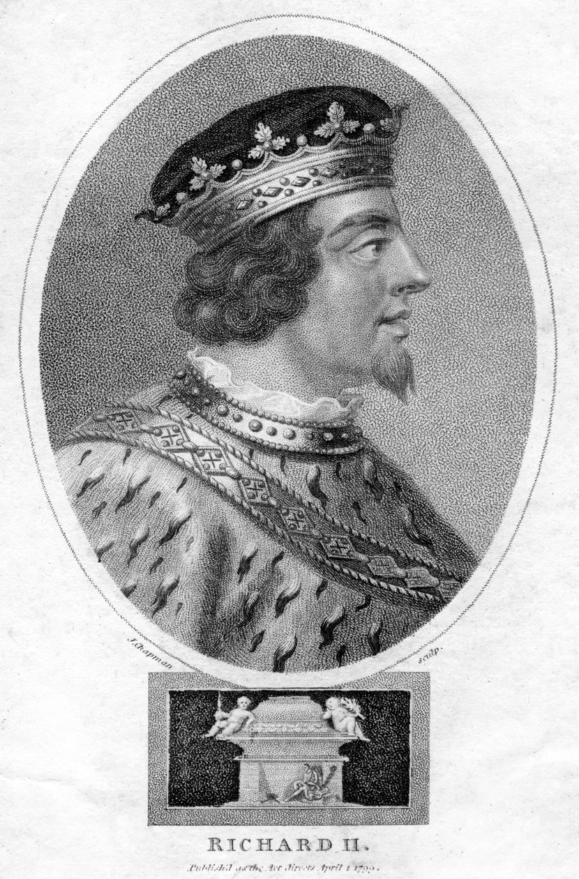 理查德二世（Richard II），英格兰国王，1799年。 作者 查普曼