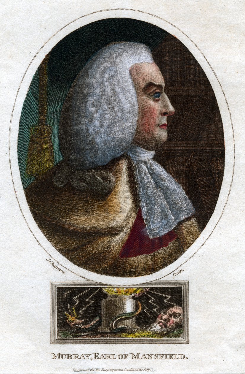 威廉·默里（William Murray），曼斯菲尔德第一伯爵，1817年。 作者 查普曼