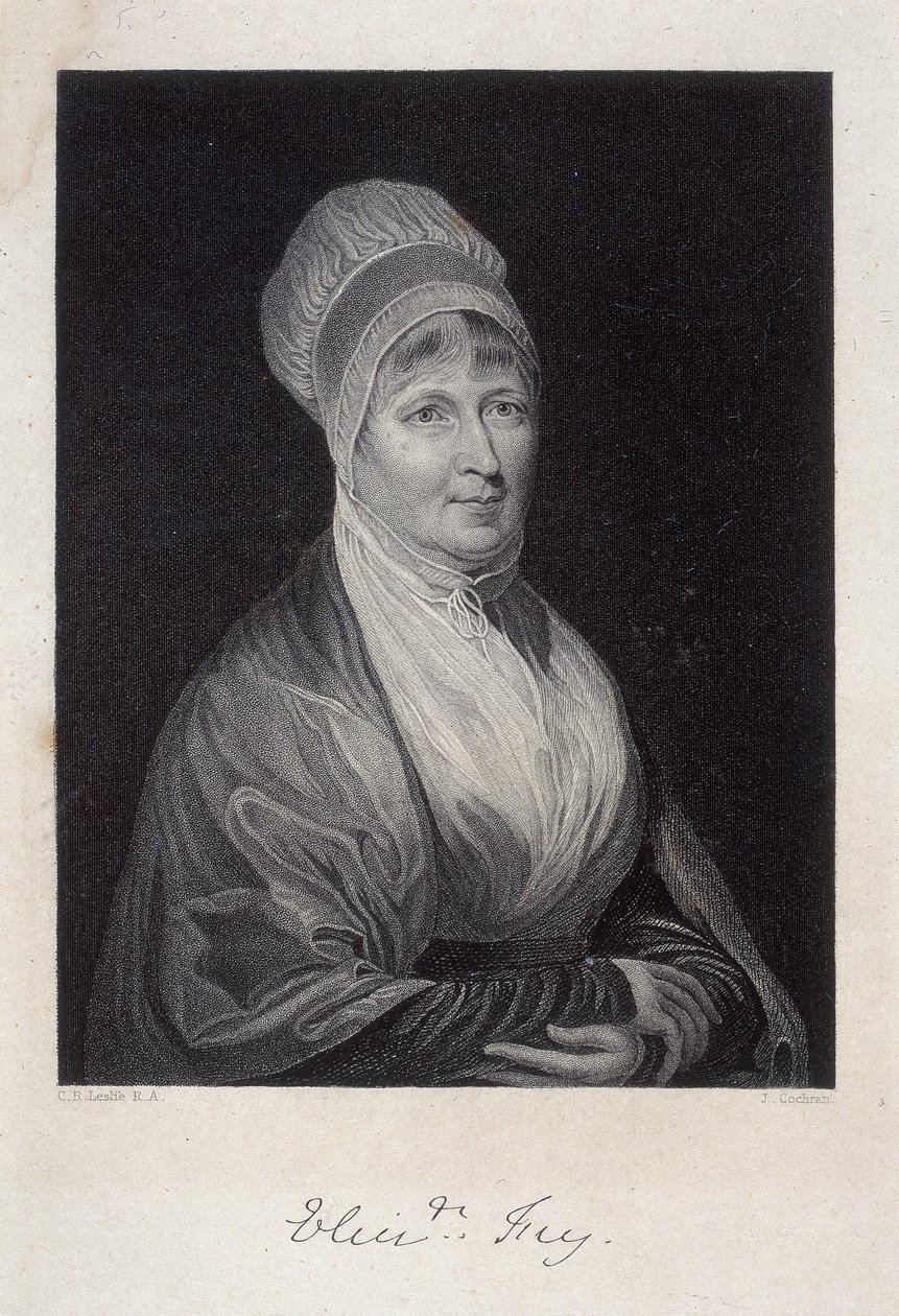 伊丽莎白·弗莱（Elizabeth Fry），1844年 作者 J·科克伦
