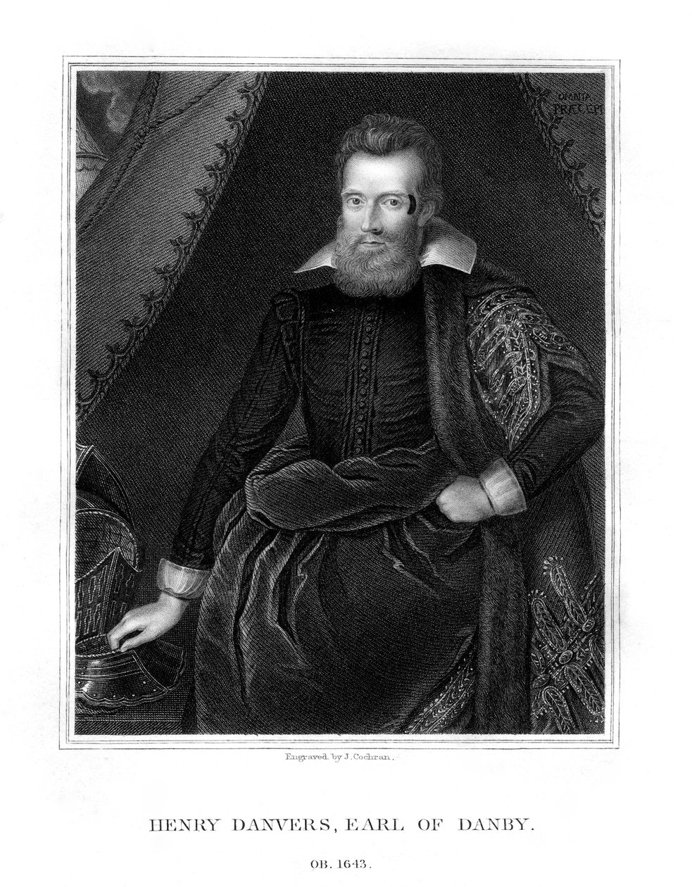 亨利·丹佛斯（Henry Danvers），丹比伯爵，1828年。 作者 J·科克伦