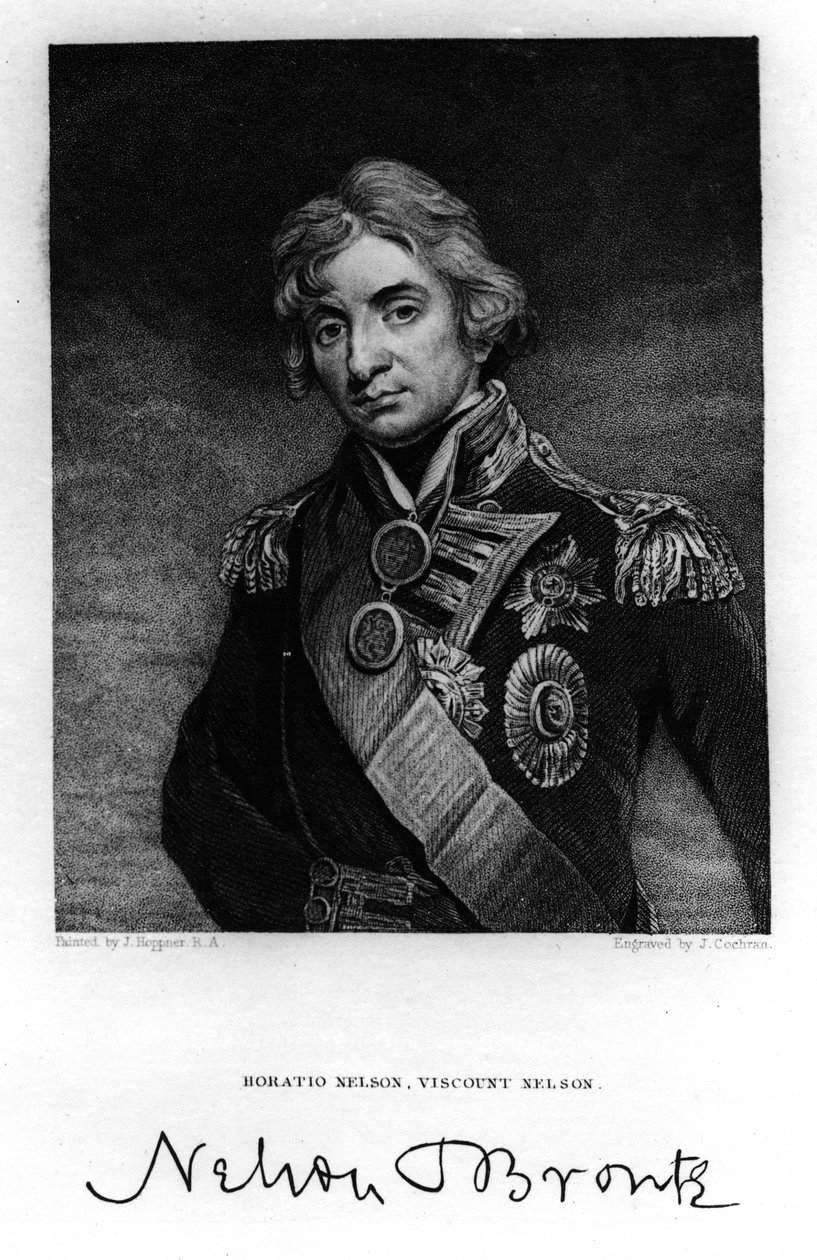 霍拉蒂·纳尔逊（Horatio Nelson），第一海军上将纳尔逊，19世纪英国海军司令 作者 J·科克伦