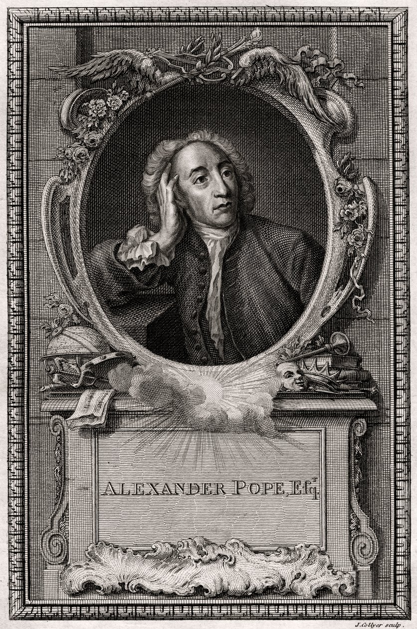 亚历山大·波普（Alexander Pope），1774年 作者 J·科利尔
