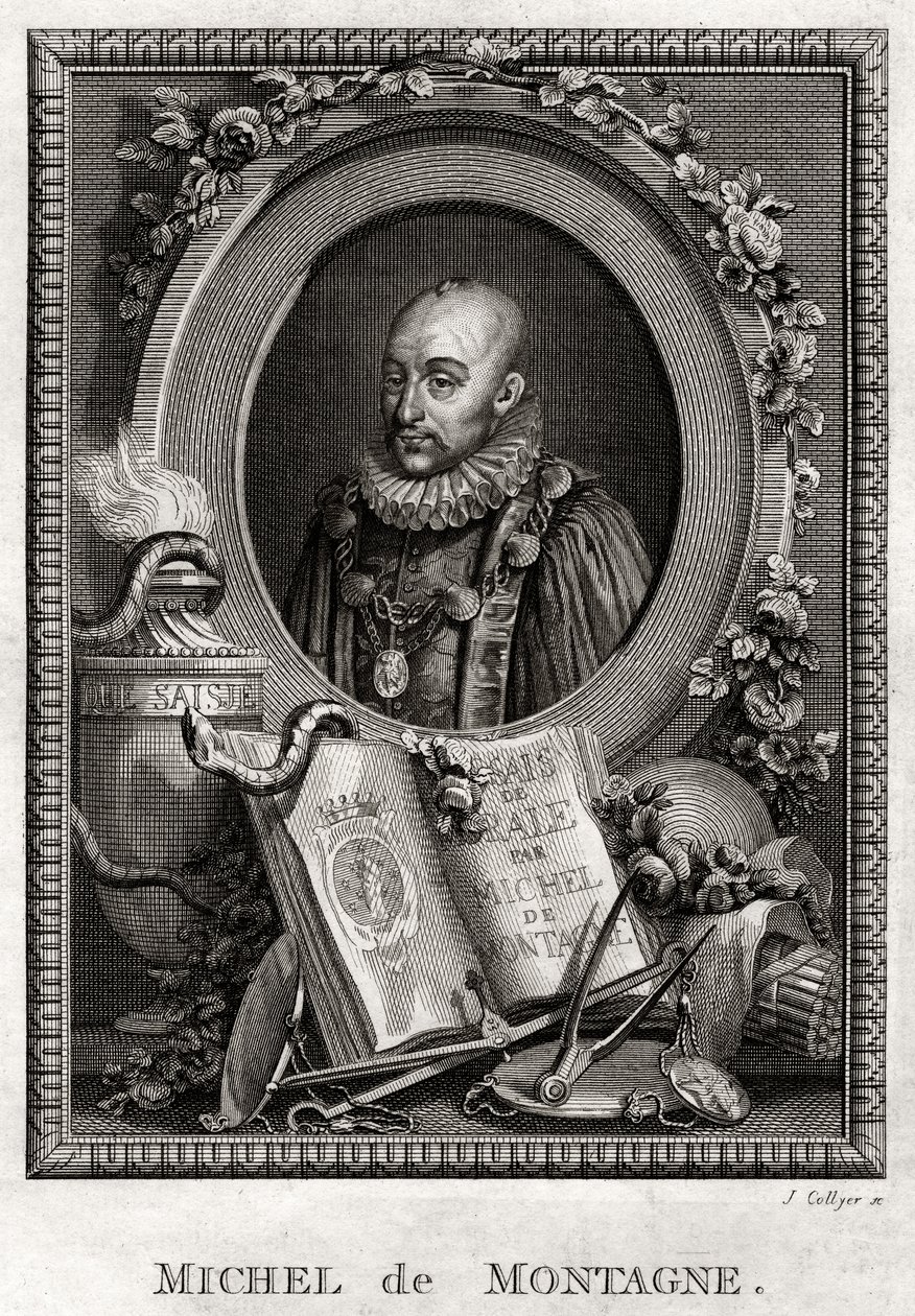 蒙塔涅（Michel de Montagne），1775年 作者 J·科利尔