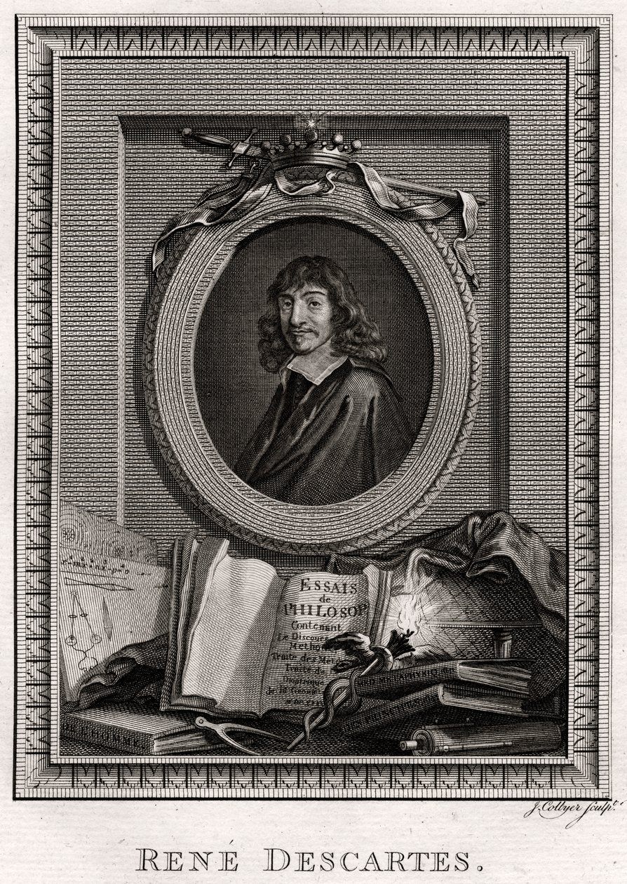 雷内·笛卡尔（Rene Descartes），1775年 作者 J·科利尔