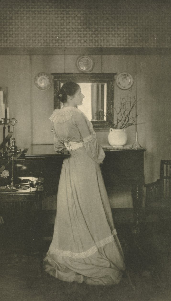 摄像工作：C.夫人的肖像，1907年。 作者 J. 克雷格·安南