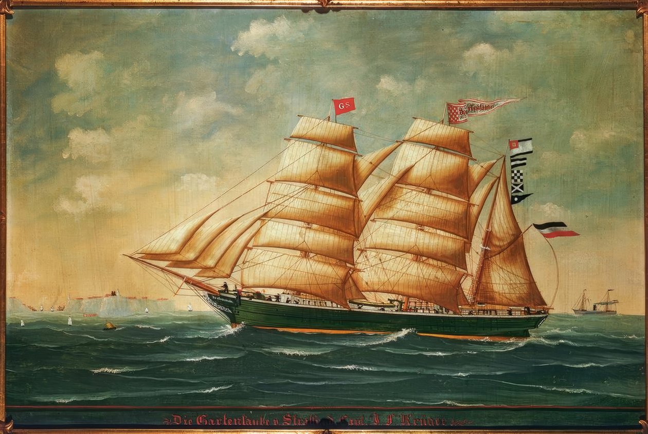 Die Gartenlaube von Stralsund, Capt. J. f. Krüger 作者 JF克鲁格