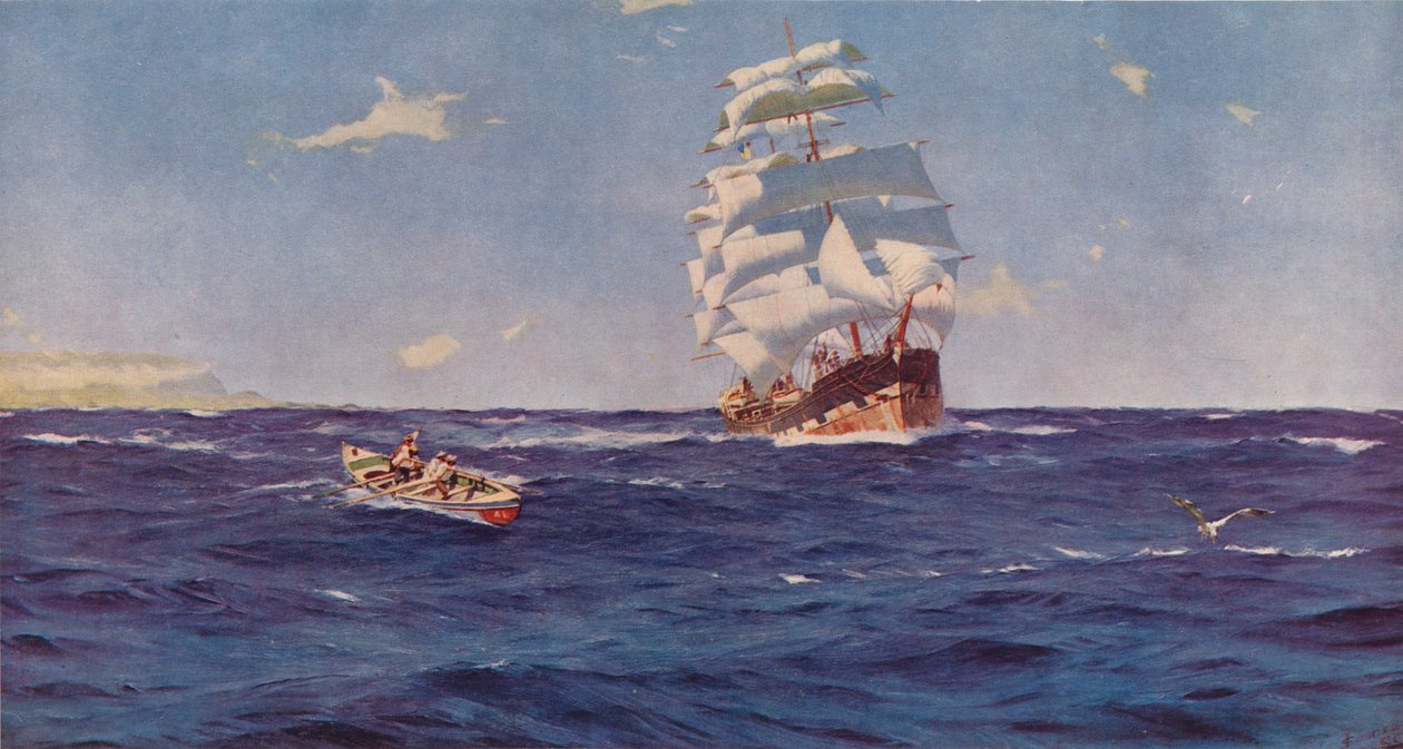 瓦尔帕莱索附近，1899年，1938年 作者 J·格雷格·皮里