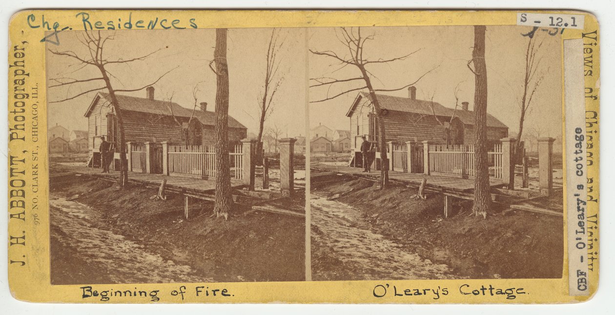 1871年，OLearys Cottage女士 作者 雅培（JH Abbott）