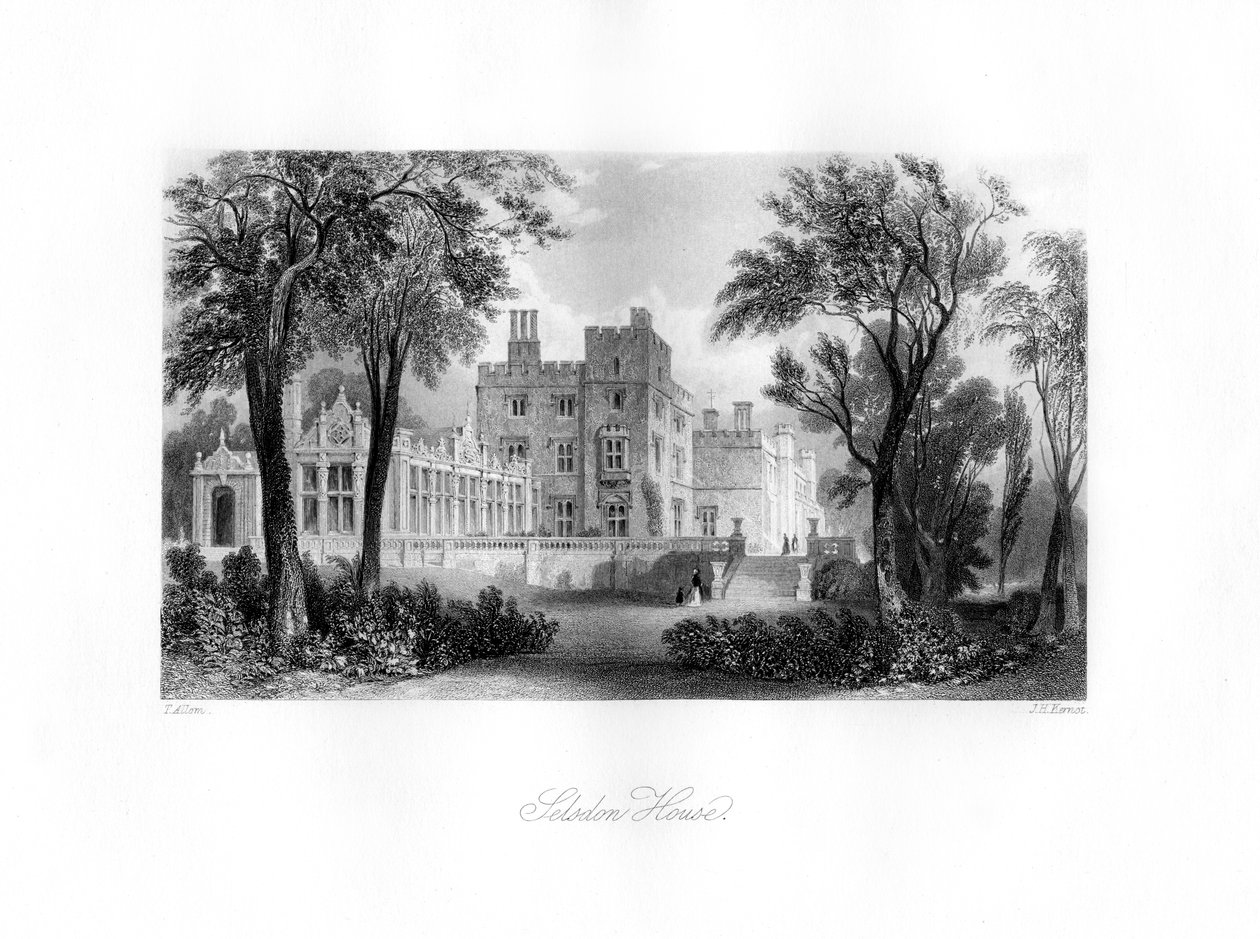Selsdon House，19世纪。 作者 杰·克诺特