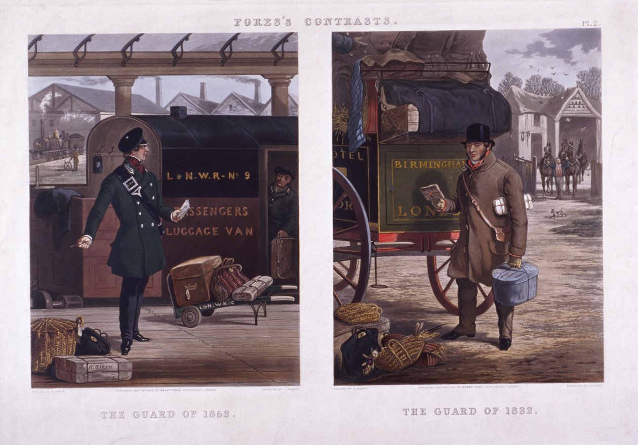 1852年的警卫队》和《1832年的警卫队》，1852年 作者 J哈里斯