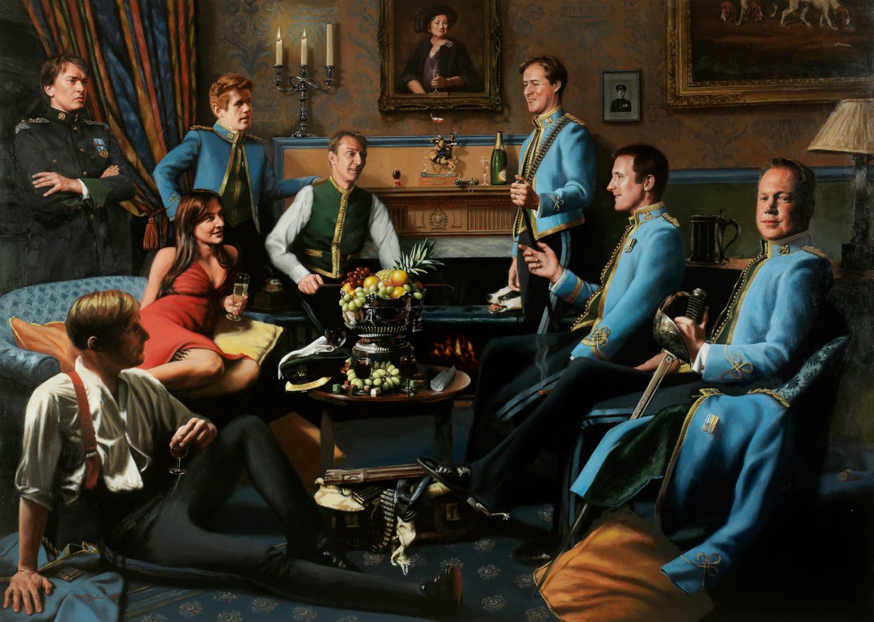 混乱的肖像》，2000-2010 年（布面油画） 作者 