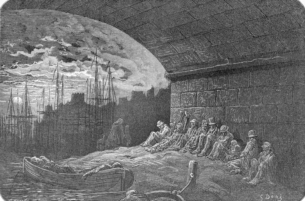 拱门下》，1872年 作者 J休约
