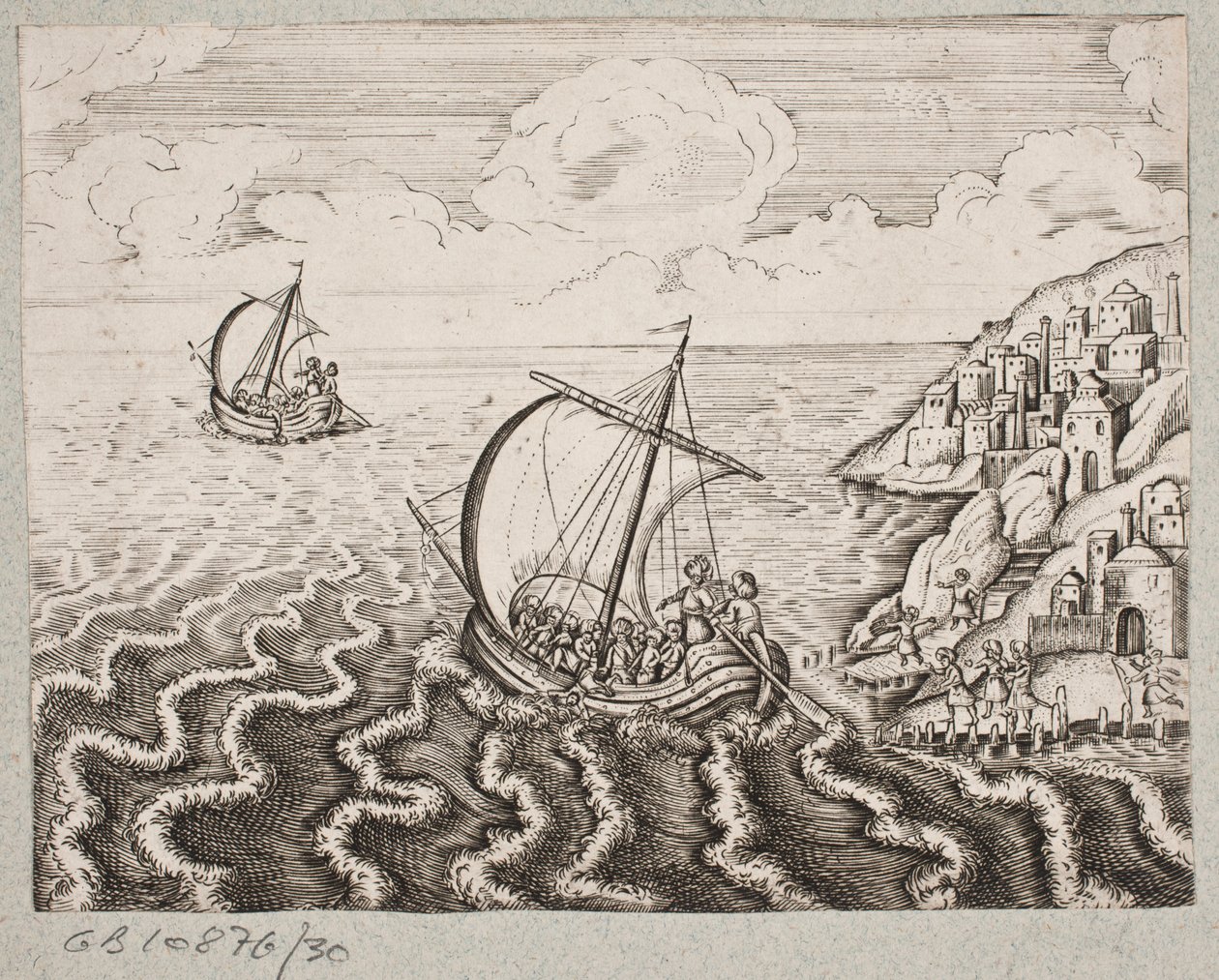 插图 til Adam Olearius，"Persianischer Rosenthal von einem Sinnreichen Poeten Schich Saadi[......]"，石勒苏益格，1660 年 作者 J穆勒
