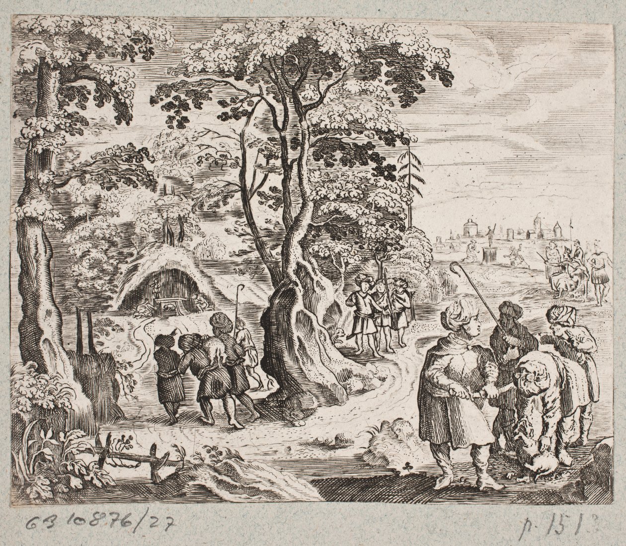 插图 til Adam Olearius，"Persianischer Rosenthal von einem Sinnreichen Poeten Schich Saadi[......]"，石勒苏益格，1660 年 作者 J穆勒