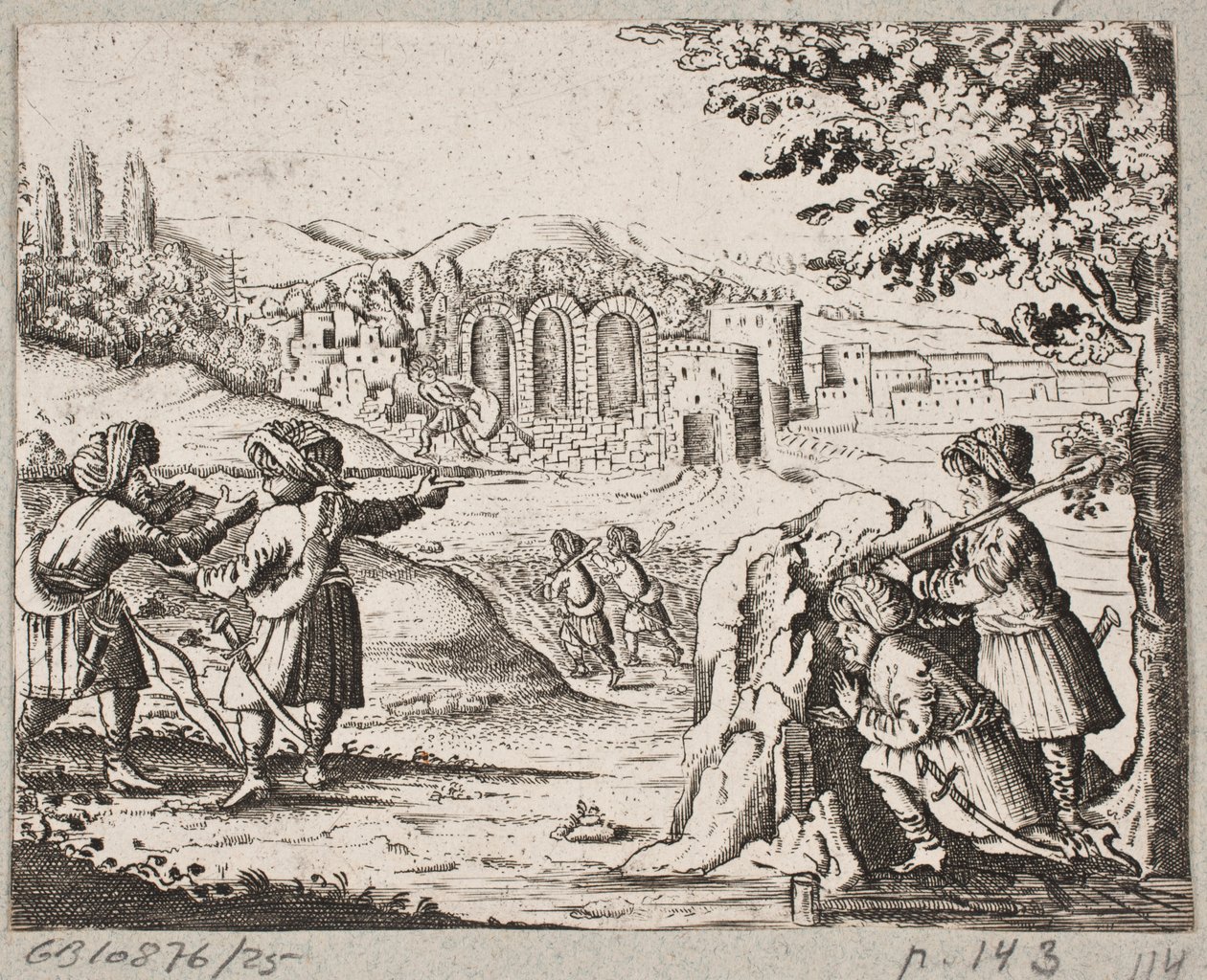 插图 til Adam Olearius，"Persianischer Rosenthal von einem Sinnreichen Poeten Schich Saadi[......]"，石勒苏益格，1660 年 作者 J穆勒