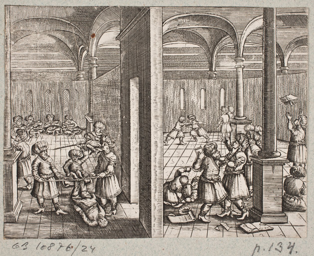 插图 til Adam Olearius，"Persianischer Rosenthal von einem Sinnreichen Poeten Schich Saadi[......]"，石勒苏益格，1660 年 作者 J穆勒